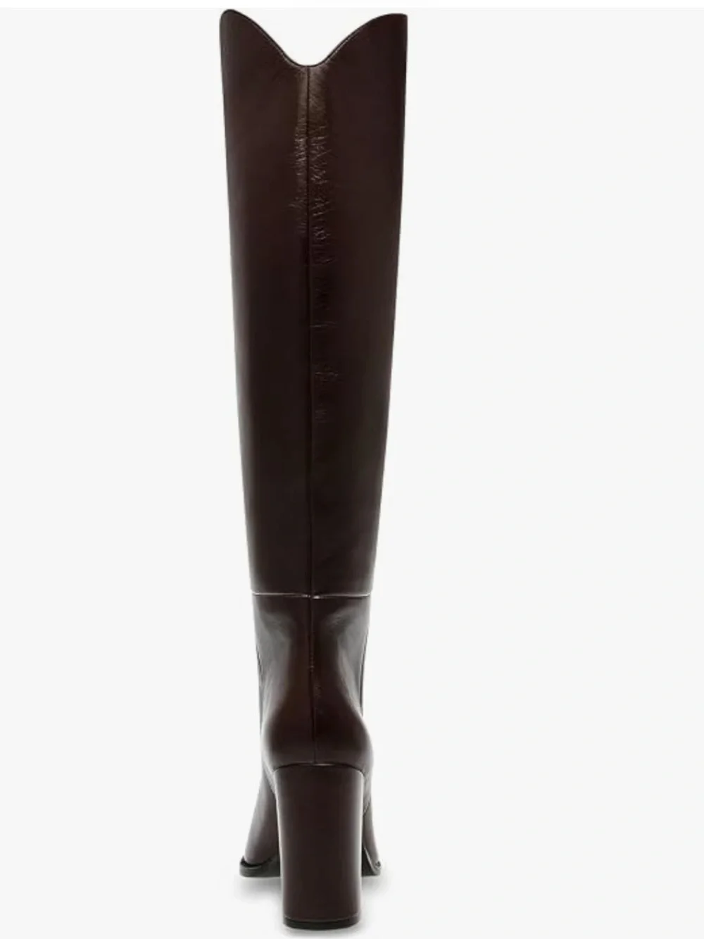 Steve Madden Bixby Dark Brown Over-the-Knee Leather Boots